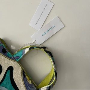 Authentic Emilio Pucci abstract print tote bag